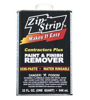 ZIP STRIP 288004 CONTRACTORS PLUS PAINT AND FINISH REMOVER SIZE:QUART PACK:6 PCS.