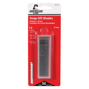 AMERICAN LINE 66-0371 SNAP OFF BLADE SIZE:13 PT PACK:50 PCS.