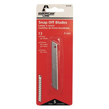 AMERICAN LINE 66-0378 BREAK AWAY BLADE SIZE:13 PT PACK:5 PCS.