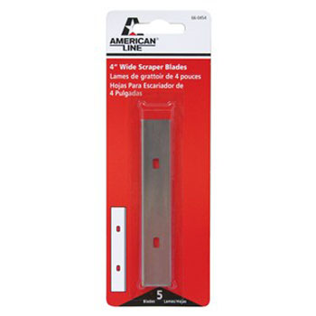 AMERICAN LINE 66-0454 WIDE BLADE SCRAPER BLADE PACK:5 PCS.