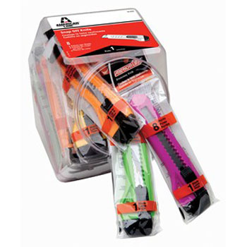 AMERICAN LINE 66-0456 NEON PLASTIC SNAP OFF KNIFE BUCKET SIZE:8 PT PACK:25 PCS.