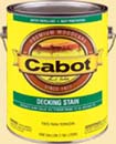 CABOT STAIN 11411 WHITE DECKING STAIN SIZE:1 GALLON.
