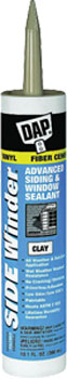 DAP 00804 SIDE WINDER ADVANCED POLYMERY SIDING & WINDOW SEALANT CLAY SIZE:10.1 OZ PACK:12 PCS.