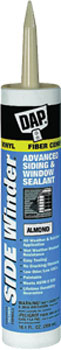 DAP 00813 SIDE WINDER ADVANCED POLYMERY SIDING & WINDOW SEALANT ALMOND SIZE:10.1 OZ PACK:12 PCS.