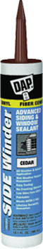 DAP 00823 SIDE WINDER ADVANCED POLYMERY SIDING & WINDOW SEALANT CEDAR SIZE:10.1 PACK:12 PCS.