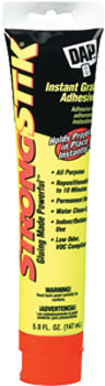 DAP 01310 STRONGSTIK INSTANT GRAB ADHESIVE SIZE:5.5 OZ PACK:12 PCS.