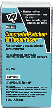 DAP 10466 CONCRETE PATCHER & RESURFACER (DRY MIX) SIZE:5 LBS.