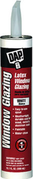 DAP 12108 LATEX WINDOW GLAZING (RTU) SIZE:10 OZ PACK:12 PCS.