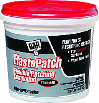 DAP 12288 ELASTOPATCH TEXTURE FLEXIBLE PATCHING COMPOUND (RTU) SIZE:QUART.