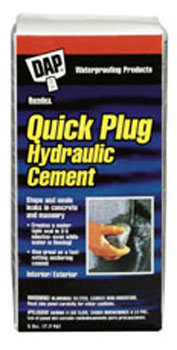 DAP 14084 QUICK PLUG HYDRAULIC CEMENT SIZE:2.5 LBS.