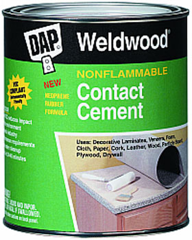 DAP 25336 WELDWOOD NONFLAMMABLE CONTACT CEMENT SIZE:1 GALLON.