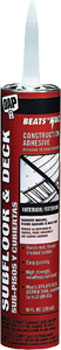 DAP 25428 BEATS THE NAIL SUBFLOOR AND DECK CONSTRUCTION TAN SIZE:10.3 OZ PACK:12 PCS.