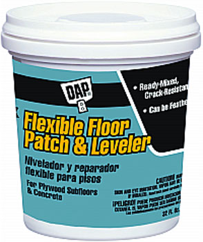 DAP 59184 FLEXIBLE FLOOR PATCH AND LEVELER (RTU) SIZE:QUART.