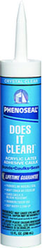 DAP 00602 PHENOSEAL DOES IT ALL VINYL ADHESIVE CAULK CLEAR SIZE:10 OZ PACK:12 PCS.