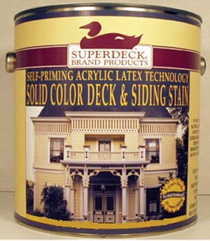DUCKBACK DB-9602-5 MIDTONE BASE  ACRYLIC LATEX SELF PRIMING SOLID COLOR DECK & SIDING STAIN & SEALER SIZE:5 GALLONS.