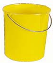 ENCORE 12384 YELLOW PAIL WITH POUR SPOUT SIZE:12 QUARTS PACK:12 PCS.