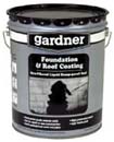 GARDNER GIBSON 0125-GA BLACK NON FIBERED FOUNDATION & ROOF COATING SIZE:5 GALLONS.