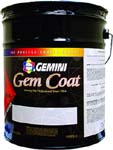 GEMINI 836-5 GEM COAT HIGH BUILD DULL SATIN LACQUER SIZE:5 GALLONS.