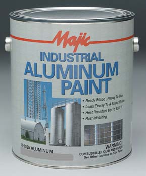 MAJIC 00251 8-0025 INDUSTRIAL ALUMINUM PAINT SIZE:1 GALLON.