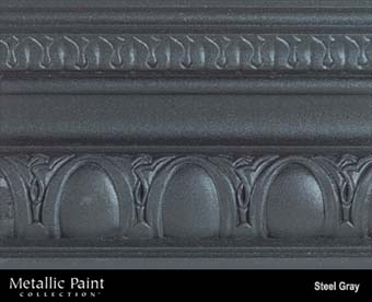 MODERN MASTERS METALLIC PAINT 24432 ME-244 STEEL GRAY NT SIZE:QUART.