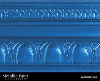 MODERN MASTERS METALLIC PAINT 99834 ME-429 VENETIAN BLUE SIZE:QUART.