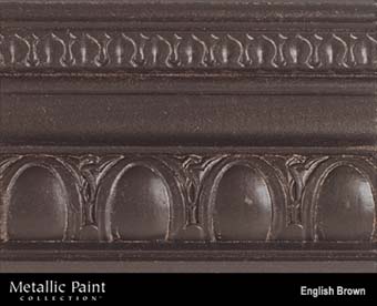 MODERN MASTERS METALLIC PAINT 99849 ME-525 ENGLISH BROWN SIZE:QUART.