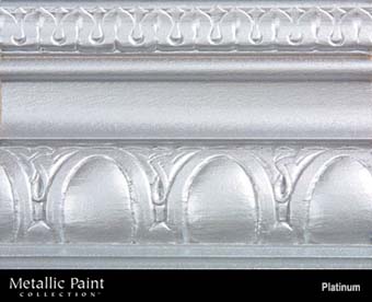 MODERN MASTERS METALLIC PAINT 92019 ME-591 PLATINUM SIZE:QUART.