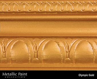 MODERN MASTERS METALLIC PAINT 92016 ME-659 OLYMPIC GOLD SIZE:QUART.