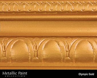 MODERN MASTERS METALLIC PAINT 92005 ME-659 OLYMPIC GOLD SIZE:1 GALLON.