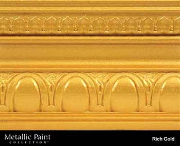 MODERN MASTERS ME701-32 RICH GOLD METALLIC PAINT SIZE:QUART.