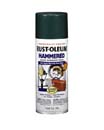 RUSTOLEUM 72118 7211830 SPRAY PAINT DEEP  GREEN HAMMERED STOPS RUST SIZE:12 OZ. SPRAY PACK:6 PCS.