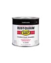 RUSTOLEUM 77767 7776730 FLAT BLACK STOPS RUST SIZE:1/2 PINT PACK:6 PCS.