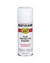 RUSTOLEUM 77908 7790830 SPRAY PAINT FLAT WHITE STOPS RUST SIZE:12 OZ. SPRAY PACK:6 PCS.