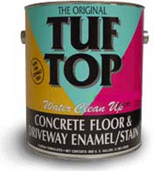 TUF TOP 10-111 LIGHT TINT BASE FLOOR AND DRIVEWAY COATING WATER BASED SIZE:1 GALLON.