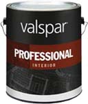 VALSPAR 11812 PROFESSIONAL INTERIOR LATEX EGGSHELL MED BASE SIZE:1 GALLON.