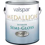 VALSPAR 2405 MEDALLION INT LATEX SEMI-GLOSS CLEAR BASE SIZE:1 GALLON.