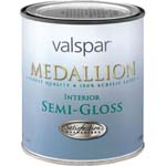 VALSPAR 2402 MEDALLION INT LATEX SEMI-GLOSS TINT BASE SIZE:QUART.