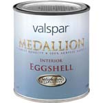 VALSPAR 4400 MEDALLION INT ACRYLIC LATEX EGGSHELL WHITE SIZE:QUART.