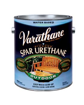 VARATHANE 25023 250231 CLEAR SATIN DIAMOND OUTDOOR WATERBORNE WOOD CARE SIZE:1 GALLON.