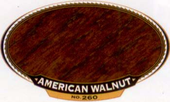 VARATHANE 12860 211804 AMERICAN WALNUT 260 OIL STAIN SIZE:1/2 PINT PACK:4 PCS.