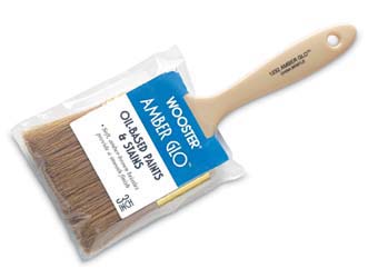 WOOSTER 1232 AMBER GLO PAINT BRUSH SIZE:1" PACK:12 PCS.
