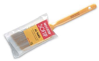 WOOSTER Q3208 SOFTIP ANGULAR SASH PAINT BRUSH SIZE:1" PACK:12 PCS.