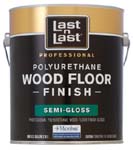 ABSOLUTE COATINGS 56521 LAST N LAST POLYURETHANE WOOD FLOOR FINISH SEMI GLOSS 350  VOC SIZE:1 GALLON.