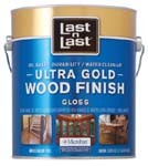 ABSOLUTE COATINGS 92001 LAST N LAST ULTRA GOLD WOOD FINISH GLOSS 275 VOC SIZE:1 GALLON.