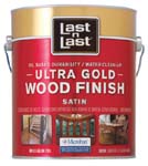 ABSOLUTE COATINGS 92101 LAST N LAST ULTRA GOLD WOOD FINISH SATIN 275 VOC SIZE:1 GALLON.