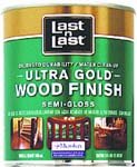 ABSOLUTE COATINGS 92204 LAST N LAST ULTRA GOLD WOOD FINISH SEMI GLOSS 275 VOC SIZE:QUART.