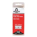 AMERICAN LINE 66-0362 EXTRA-KEEN SINGLE EDGE BLADE SIZE:.009 PACK:100 PCS.