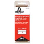 AMERICAN LINE 66-0412 STEEL BACK SINGLE EDGE BLADES SIZE:.012 PACK:100 PCS.