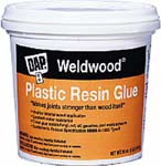 DAP 00204 WELDWOOD PLASTIC RESIN GLUE SIZE:4.5 LB.