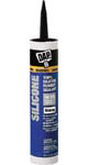 DAP 08642 WINDOW & DOOR 100% SILICONE RUBBER SEALANT BLACK SIZE:10.1 OZ PACK:12 PCS.